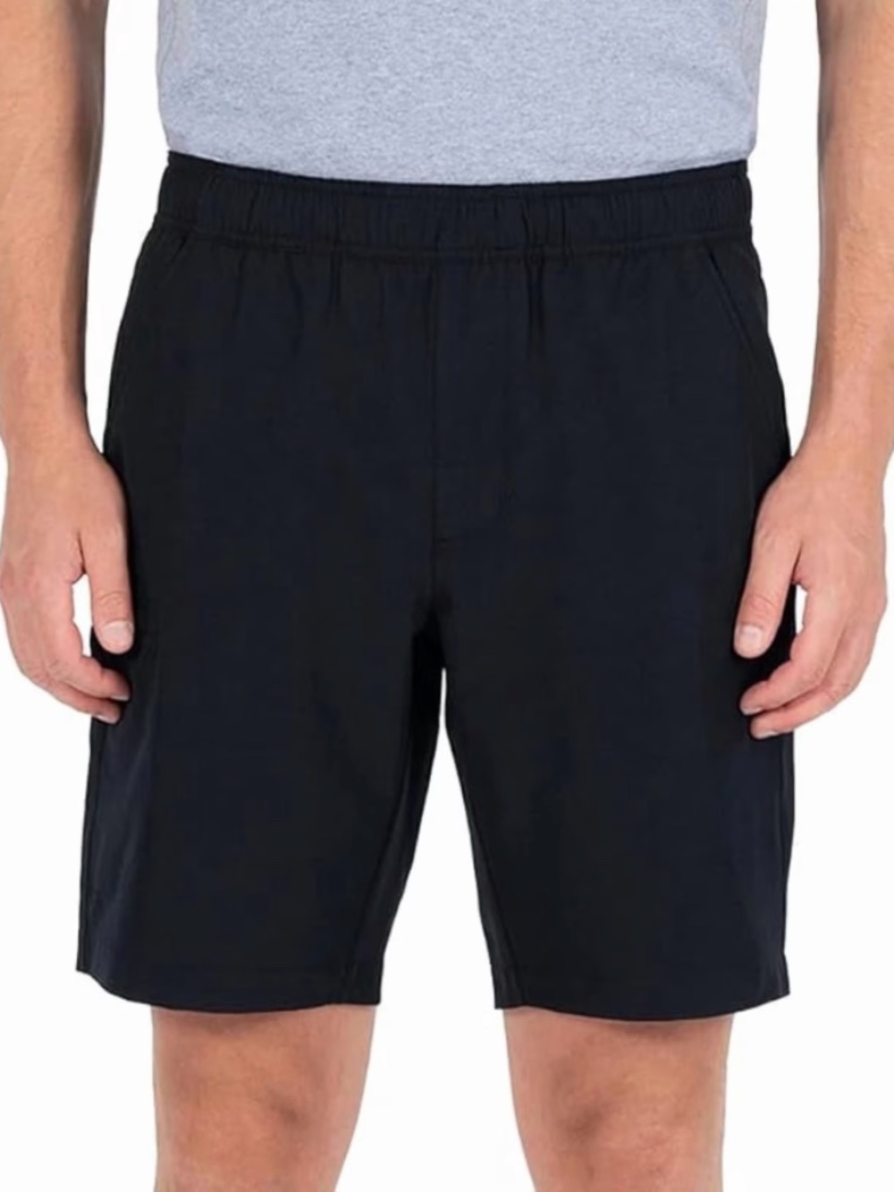 Gerry Men's Black Lightweight 4-Way Stretch Trail Hiking Shorts size Large